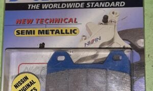 Plaquettes de frein Nissin pour Aprilia, Benelli, Cagiva, Ducati, Husqvarna, KTM, Moto Guzzi, MZ, Suzuki, Voxan et Yamaha.