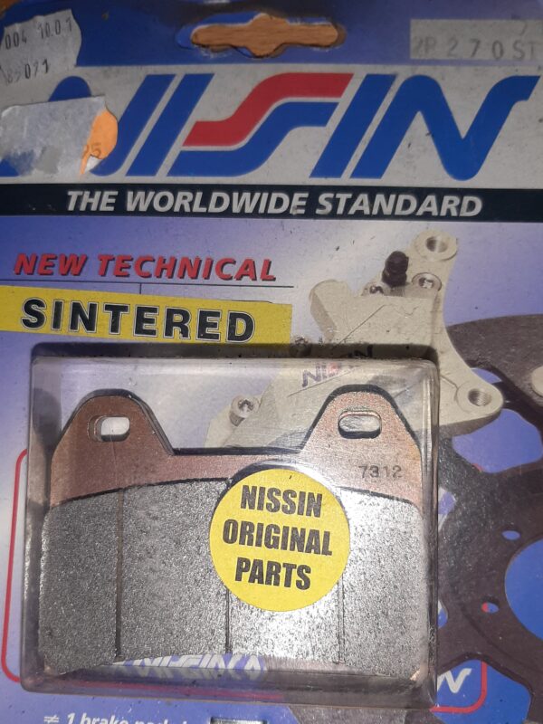 Plaquettes de frein Avant Nissin Aprilia, Benelli, Cagiva, Ducati, Husqvarna, KTM, Moto Guzzi, MZ, Suzuki, Voxan et Yamaha.