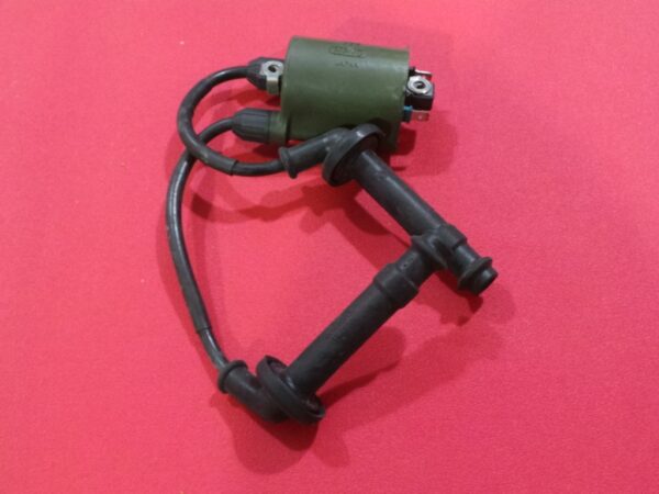 Bobine haute tension de HONDA 600 Hornet avec câbles et capuchons de bougie.
