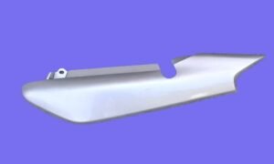 Demi coque gauche de selle YAMAHA 125 YBR