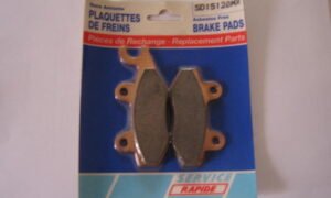 Plaquettes de frein adaptables pour Suzuki, Triumph, Yamaha, Voxan, MZ, Cagiva, Honda, Kymco, Sym et TGB